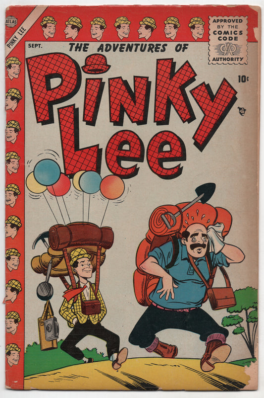 Adventures Of Pinky Lee 3 Marvel Atlas 1955 GD VG NBC TV Stan Lee Morris Weiss