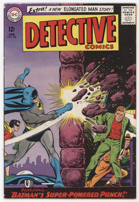 Batman Detective Comics 338 DC 1965 VG Carmine Infantino Robin Elongated Man