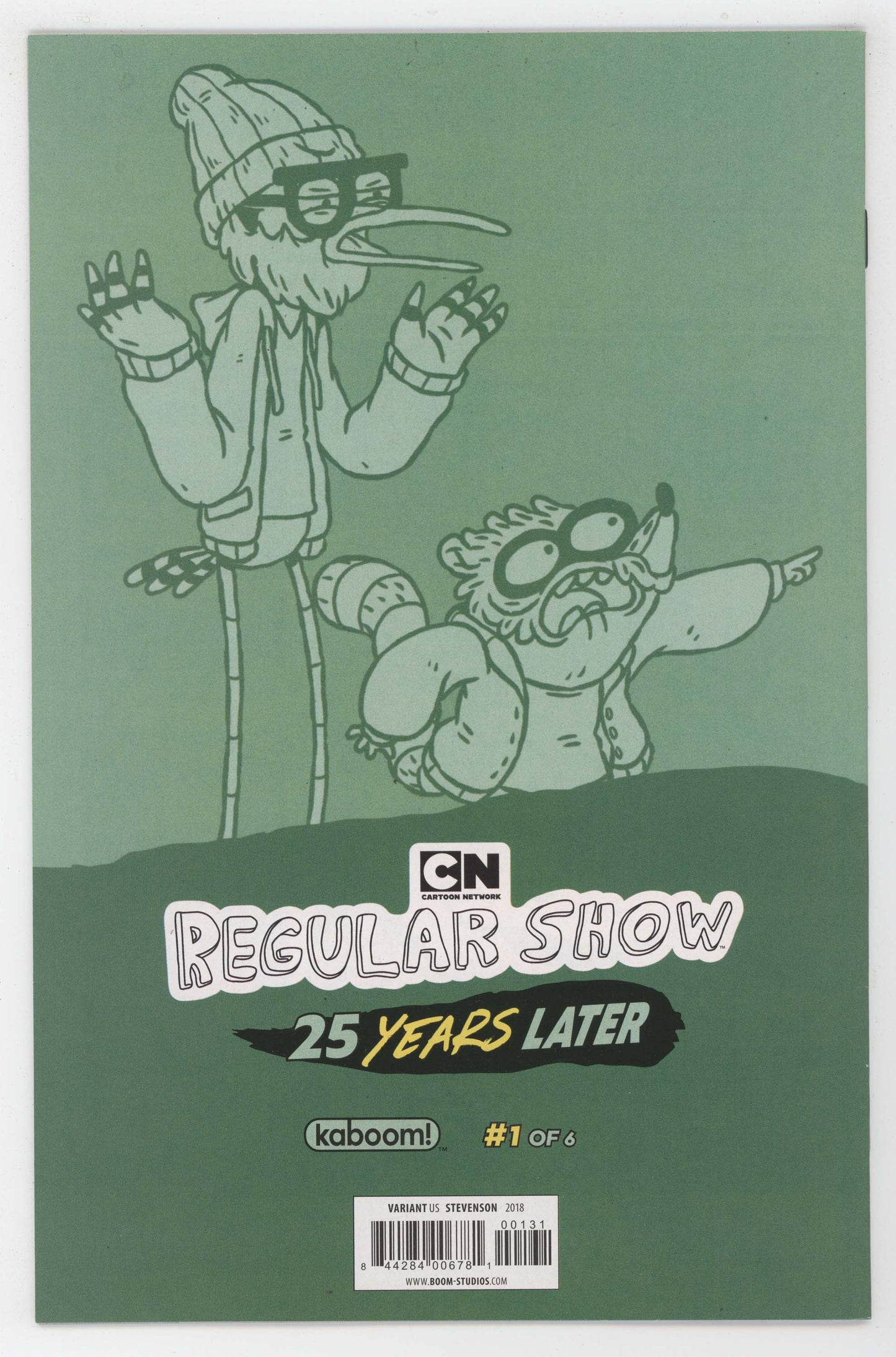 Regular Show 25 Years Later #1 BOOM 2018 1:15 Stevenson Variant