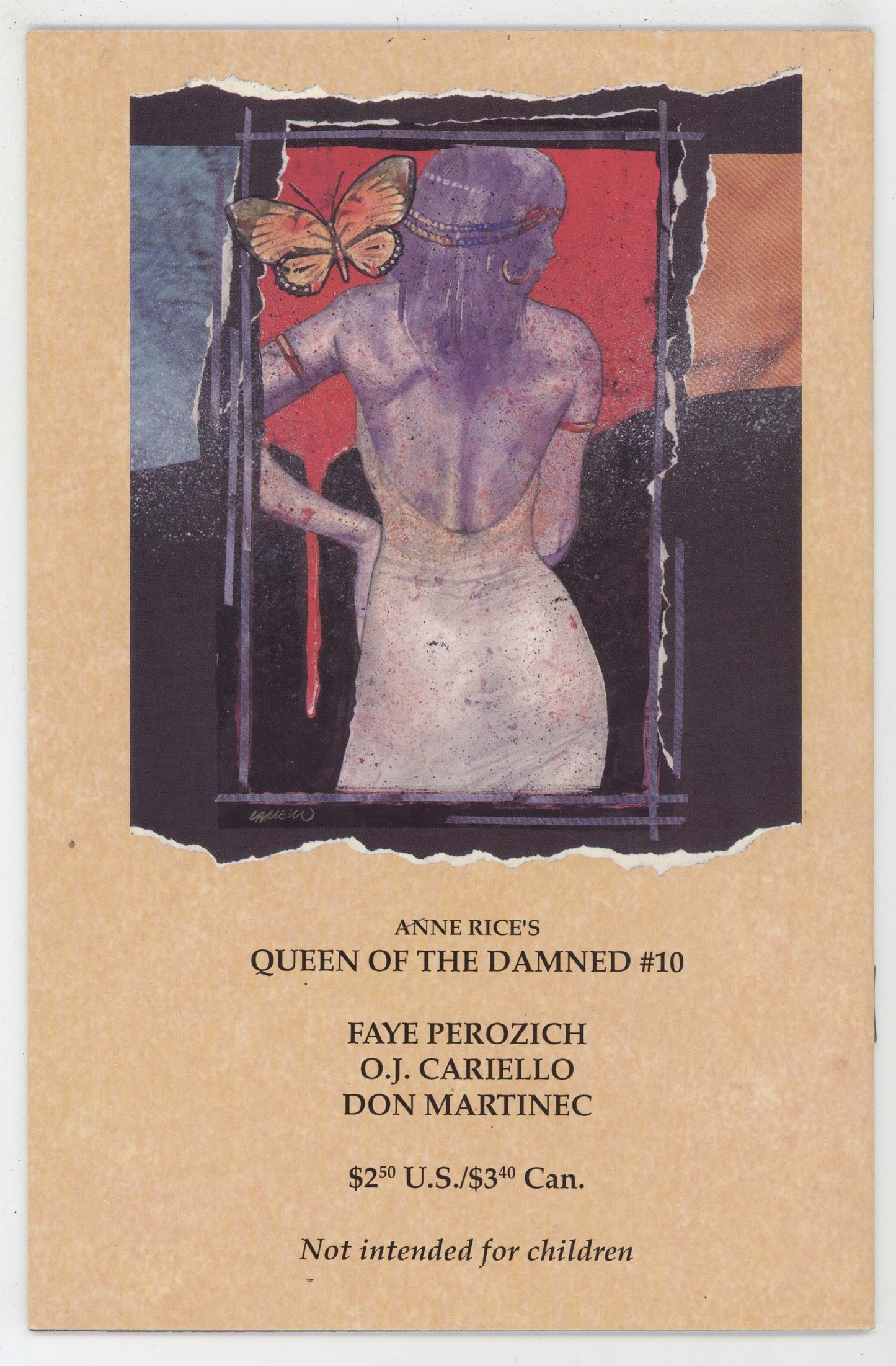 Queen Of The Damned 10 Innovation 1993 NM Anne Rice GGA