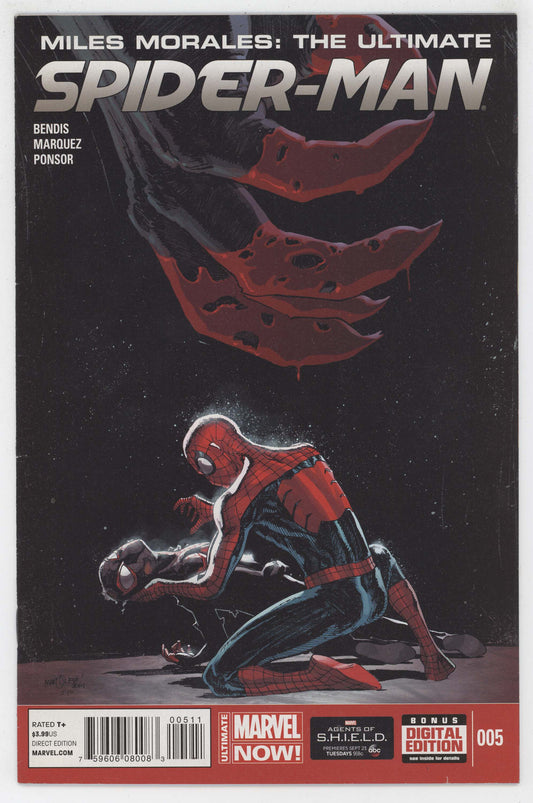 Miles Morales Ultimate Spider-Man 5 Marvel 2014 VF NM David Marquez Brian Bendis