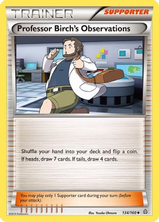Professor Birch's Observations 134/160 - XY  Primal Clash