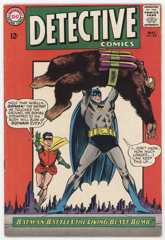 Batman Detective Comics 339 DC 1965 FN Carmine Infantino Elongated Man