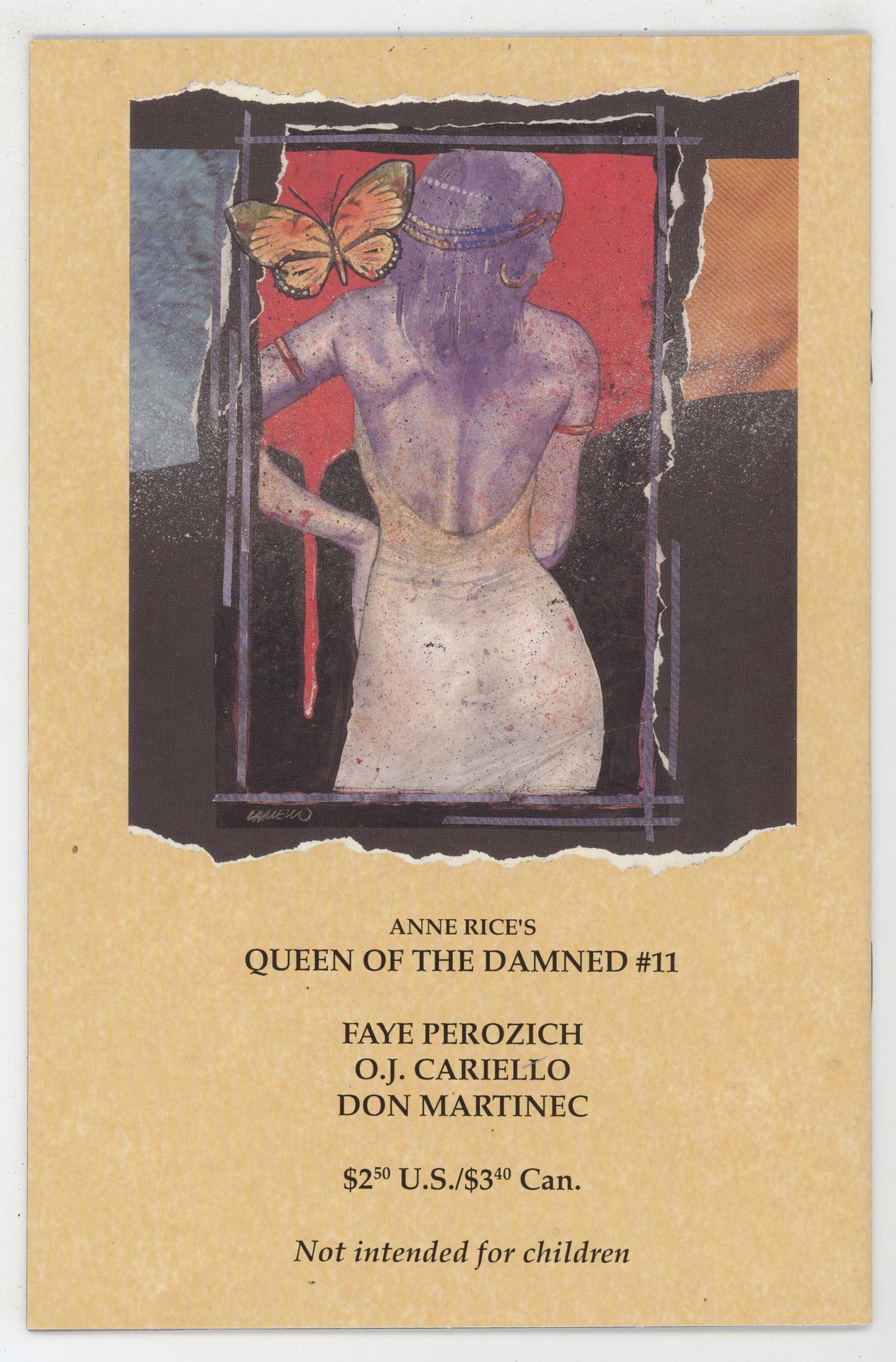 Queen Of The Damned 11 Innovation 1993 NM Anne Rice GGA Louis Brad Pitt Pin-Up