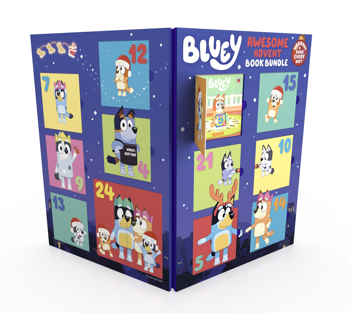 Bluey Awesome Advent Book Bundle Christmas Calendar (08/27/2024) Penguin