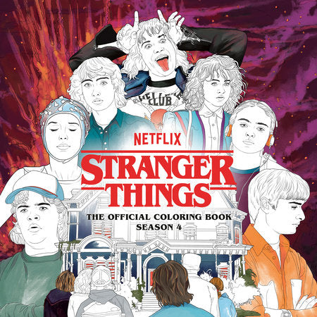 STRANGER THINGS SEASON 4 OFFICIAL COLORING BOOK (C: 0-1-0) (08/02/2023) RANDOM HOUSE WORLDS