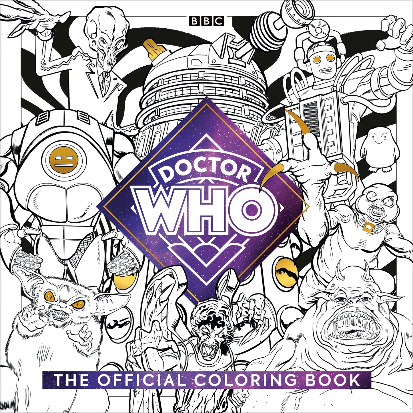 The Official Doctor Who Coloring Book Cl (11/11/2025) Clarkson Potter/Ten Speed - Golden Apple Comics
