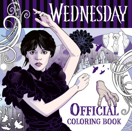 Wednesday Official Coloring Book Book Addams Family (07/02/2024) Random House