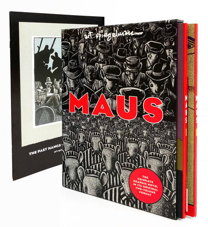 Maus I & II 1 2 Paperback Box Set SIGNED Art Spiegelman Bookplate Pantheon