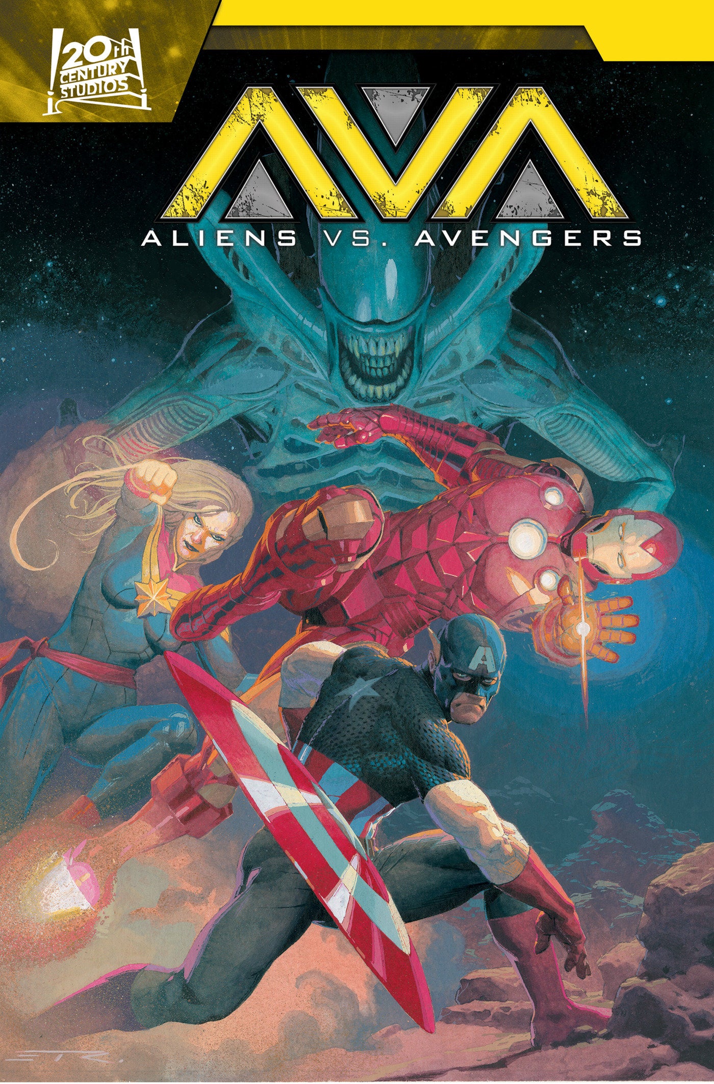 Aliens Vs. Avengers Tp (08/05/2025) Marvel - Golden Apple Comics