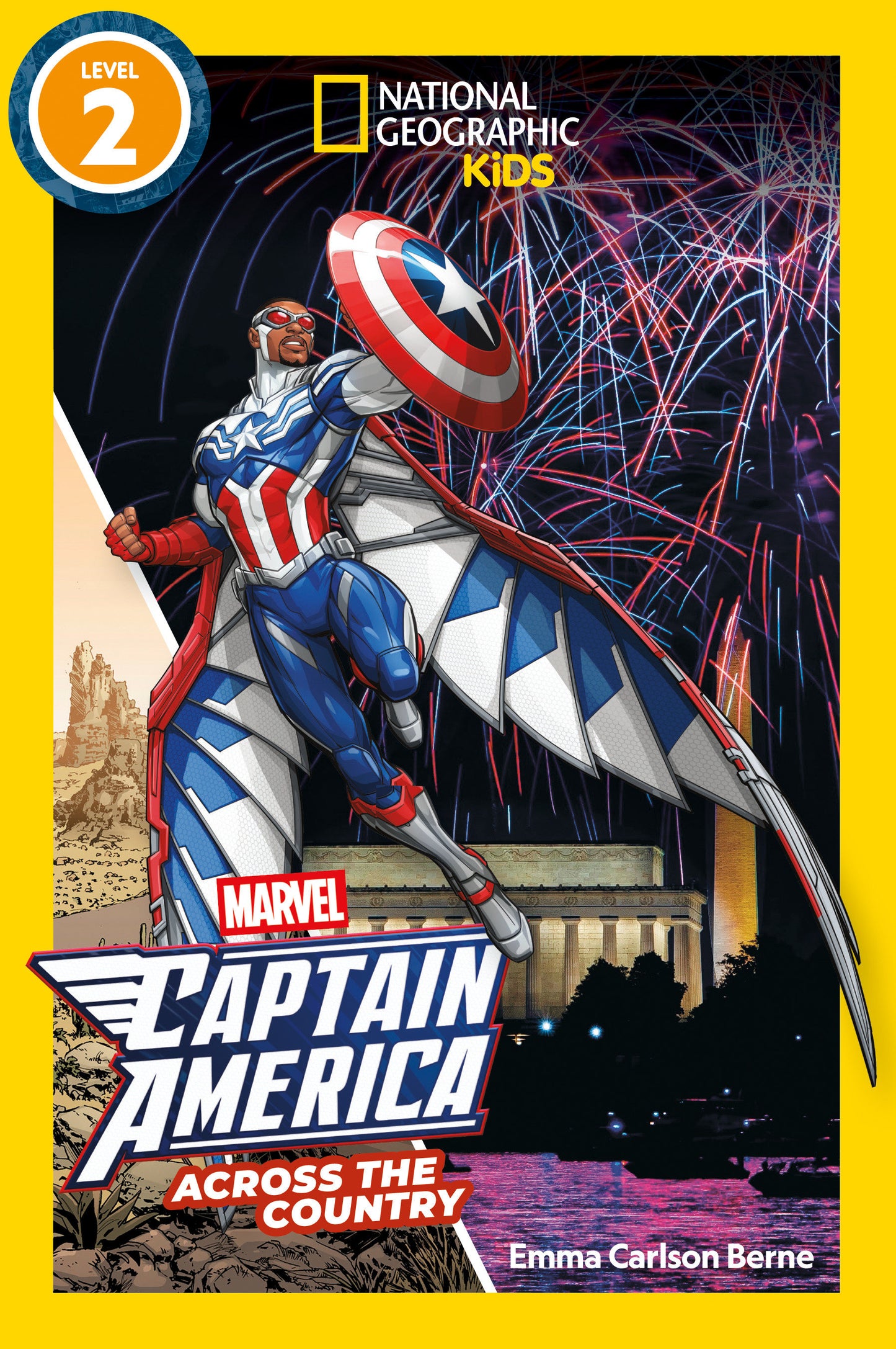 Marvel'S Captain America Across The Country (National Geographic Kids Readers, Level 2) Tp (04/28/2026) Disney - Rhcb - Golden Apple Comics