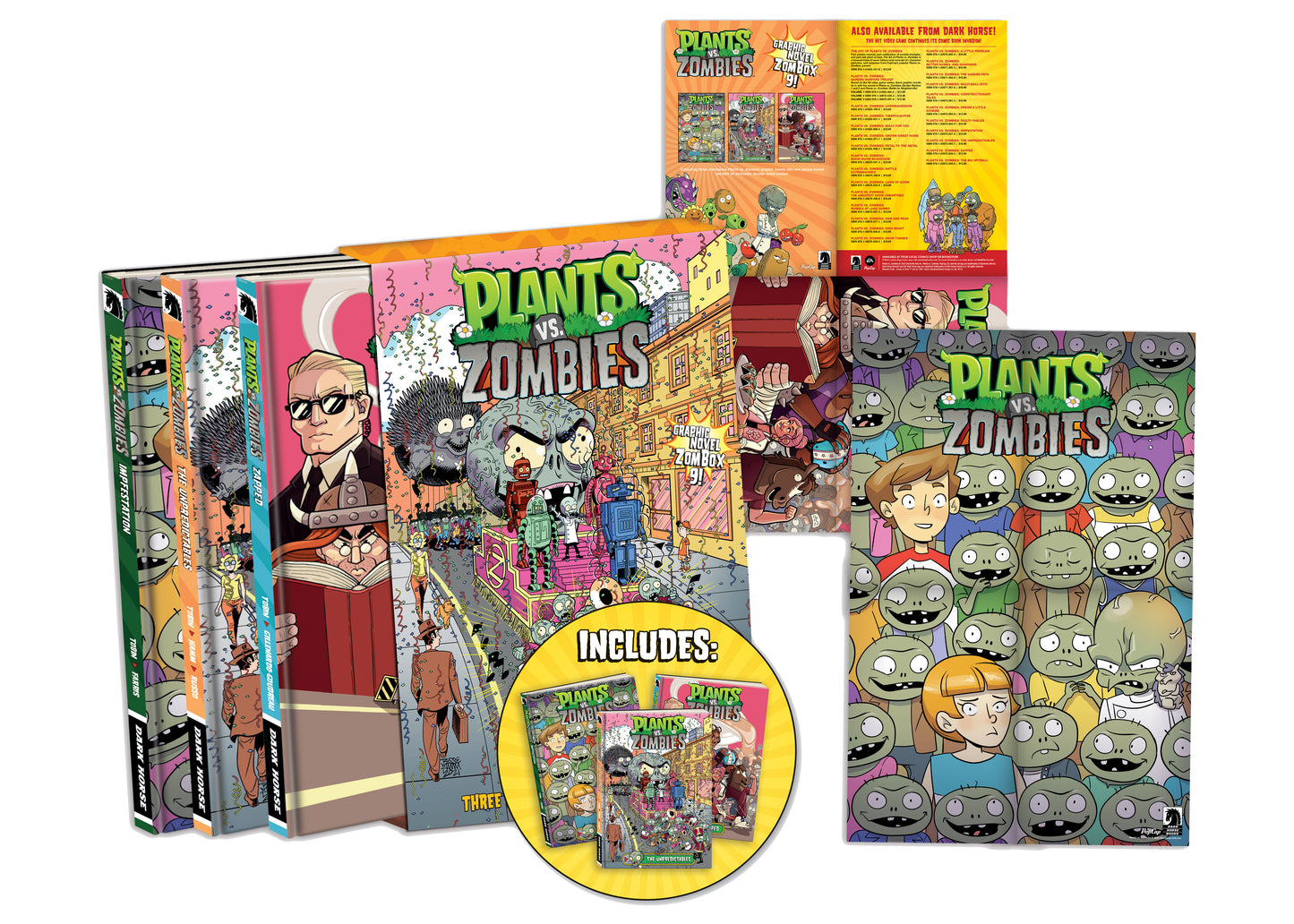 Plants Vs Zombies Boxed Set 9 Hc (11/18/2025) Dark Horse Comics