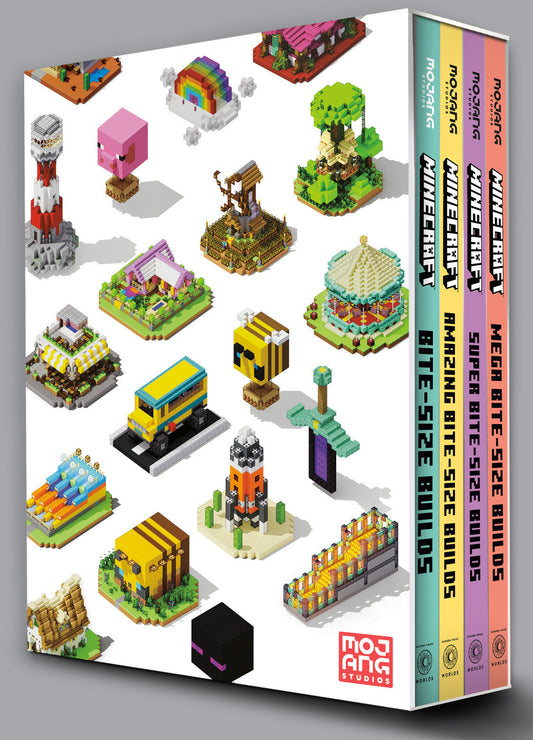 Minecraft Bite-Size Builds Collection 4-Book Boxed Set Hc (11/18/2025) Random House Worlds