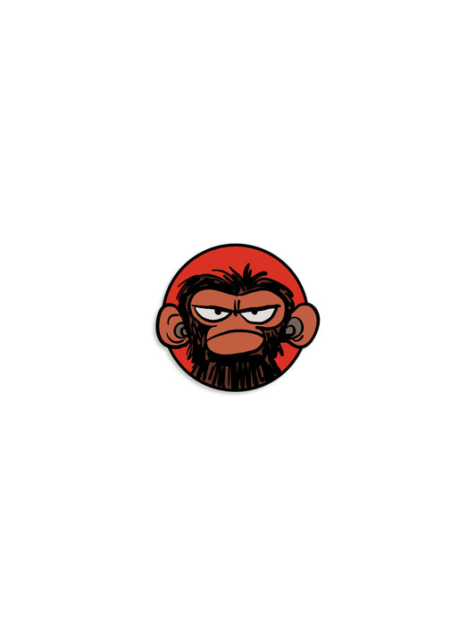 Grumpy Monkey Enamel Pin Jw (09/09/2025) Out Of Print