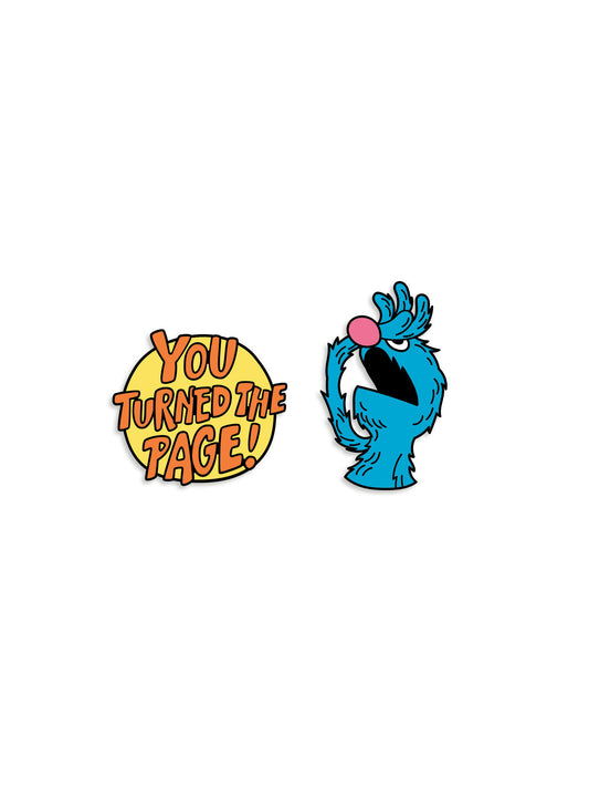 Sesame Street The Monster At The End Of This Book Enamel Pin Set Pin Set Of 2 Jw (09/11/2025) Out Of Print