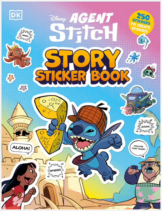 Disney Stitch Story Sticker Book Tp (04/28/2026) Dk - Golden Apple Comics
