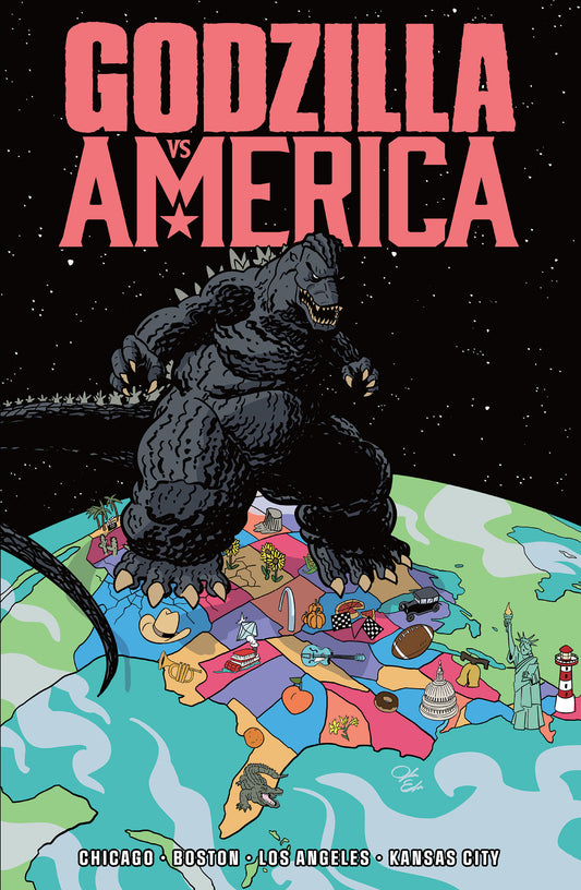 Godzilla Vs. America: Boston, Chicago, Kansas City, Los Angeles Tp (04/07/2026) Idw Publishing - Golden Apple Comics