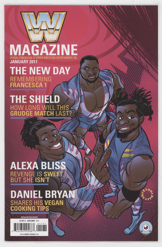 WWE #1 Then Now Forever The New Day Third Eye Comics Variant BOOM