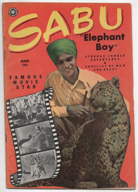 Sabu The Elephant Boy 30 Fox 1950 FN Wally Wood Photo Cover 1