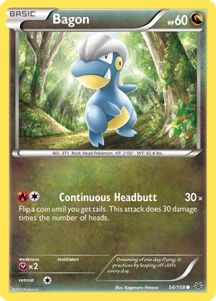 Bagon 054/108 - XY  Roaring Skies