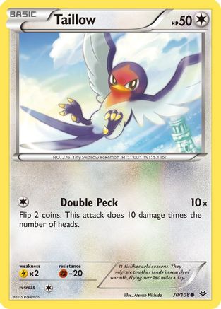 Taillow 070/108 - XY  Roaring Skies