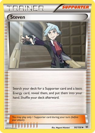 Steven 090/108 - XY  Roaring Skies
