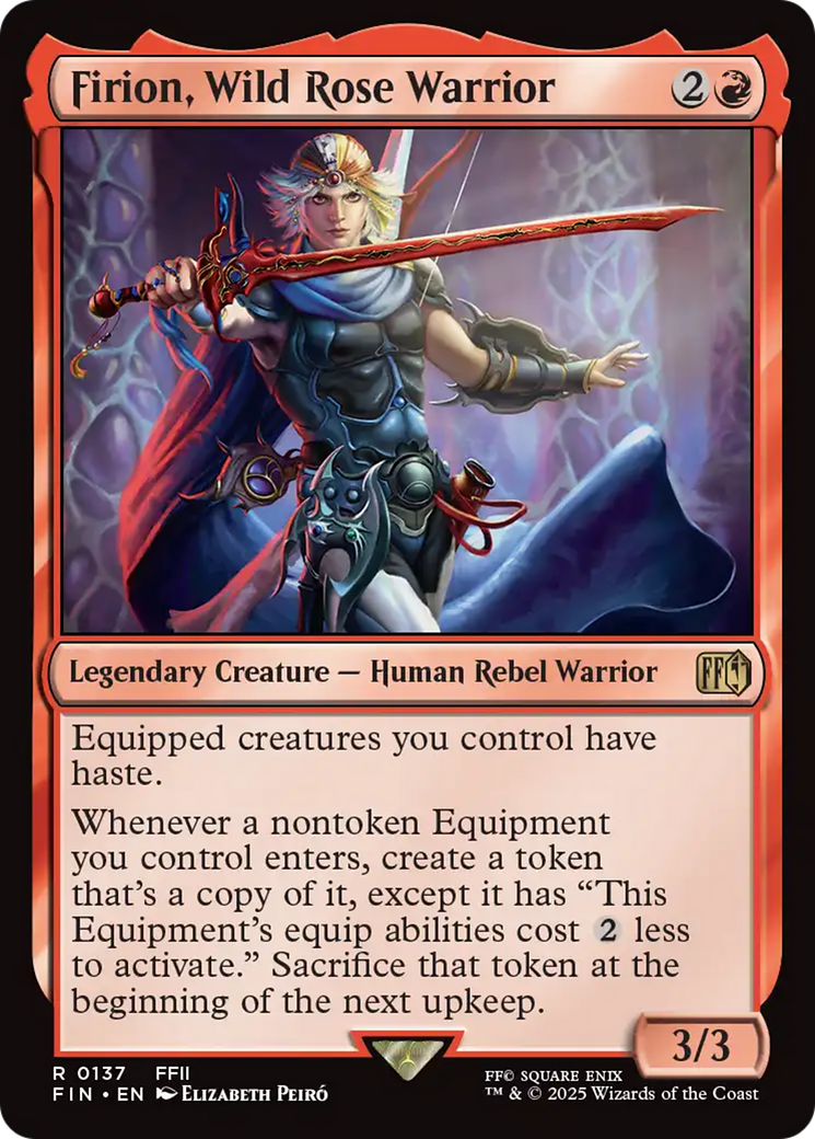 Firion, Wild Rose Warrior (FIN-137) - FINAL FANTASY Foil