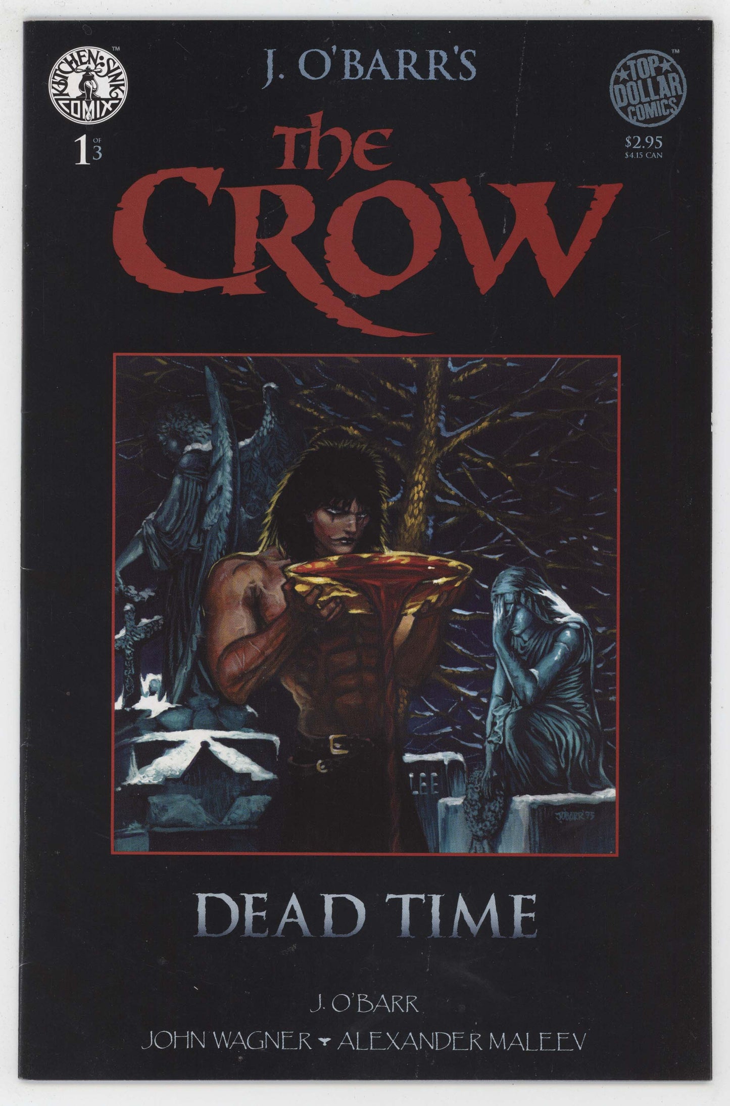 Crow Dead Time 1 Kitchen Sink 1996 VF James O'Barr Alex Maleev