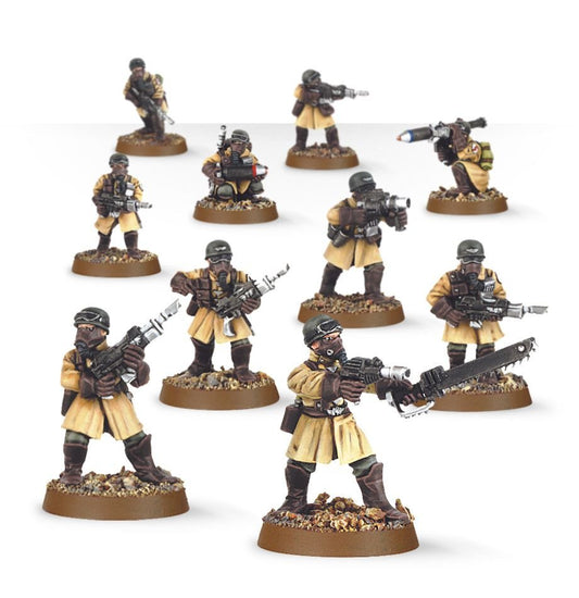 Warhammer 40K: Astra Militarum - Steel Legion Squad