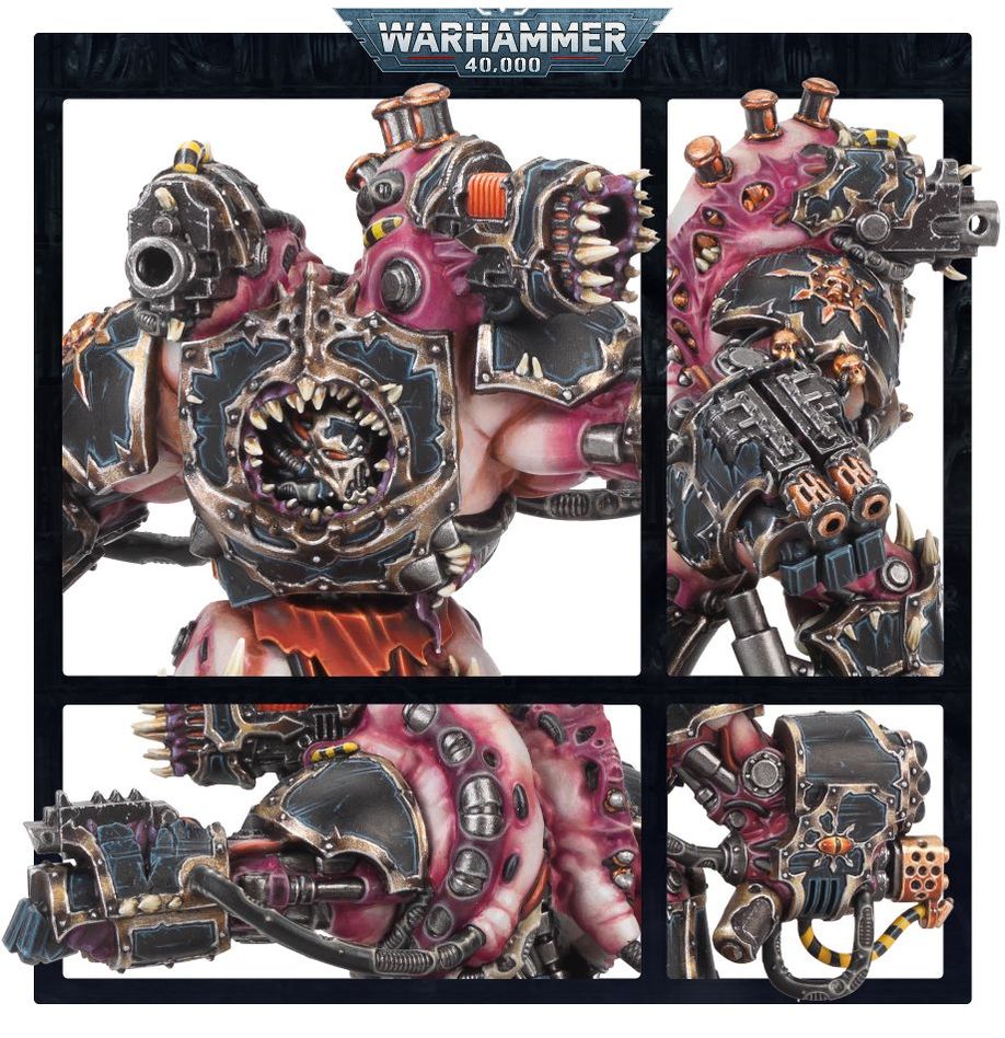 Warhammer 40K: Chaos Space Marines - Warpforged Venomcrawler & Obliterators