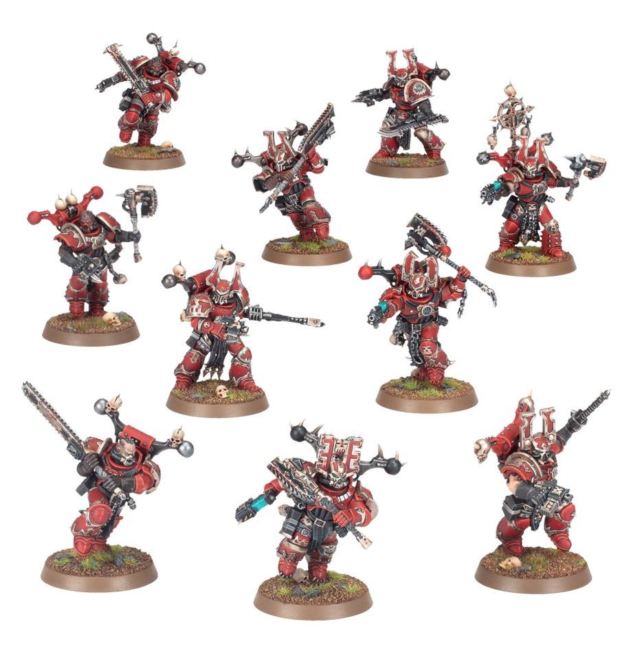Games Workshop - Warhammer 40K - Khorne Berserkers - Golden Apple Comics