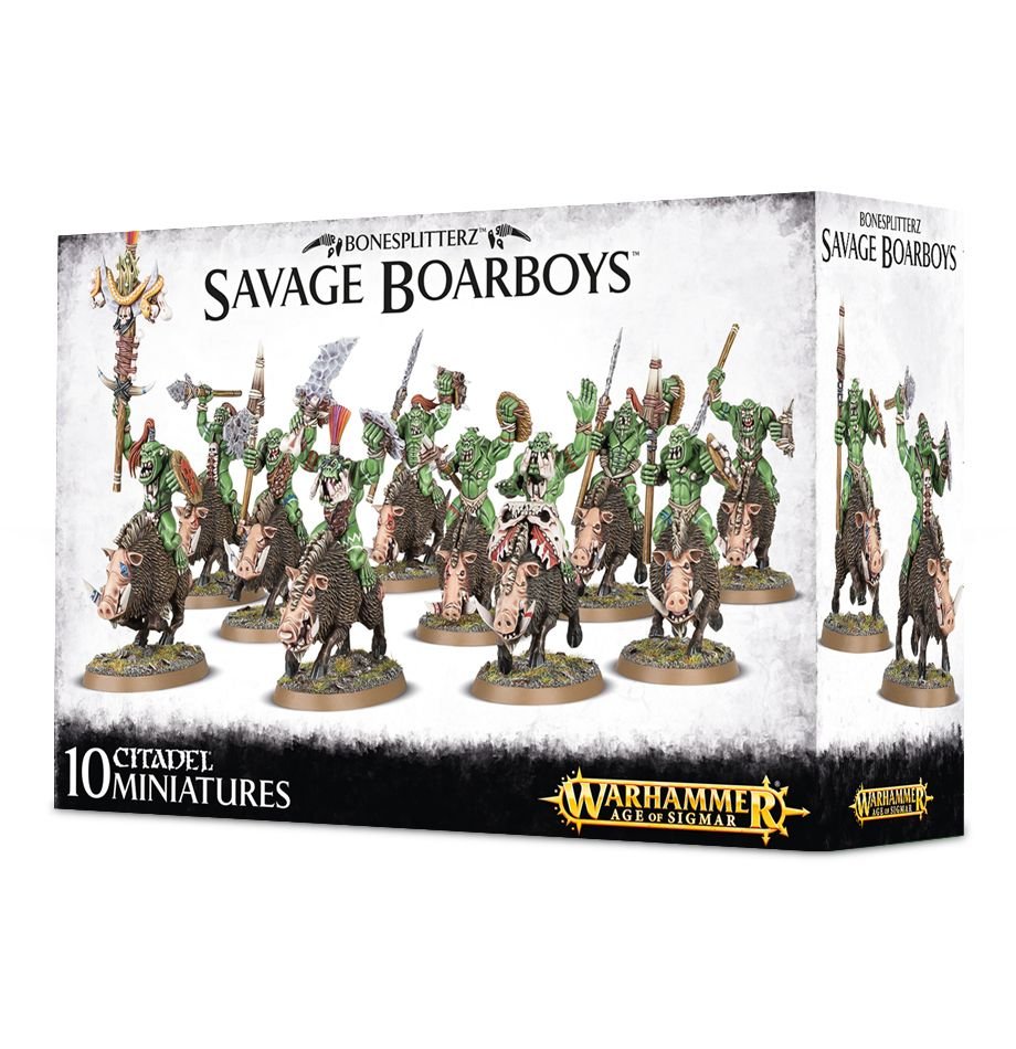 Warhammer: Orruk Warclans - Savage Boarboys/Savage Boarboy Maniaks