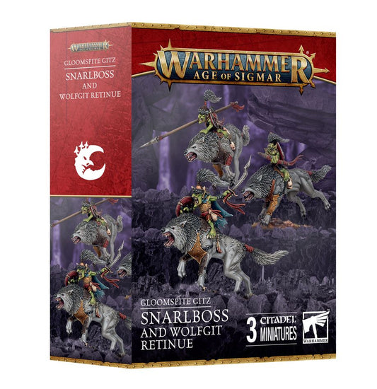 Warhammer: Gloomspite Gitz - Snarlboss & Wolfgit Retinue
