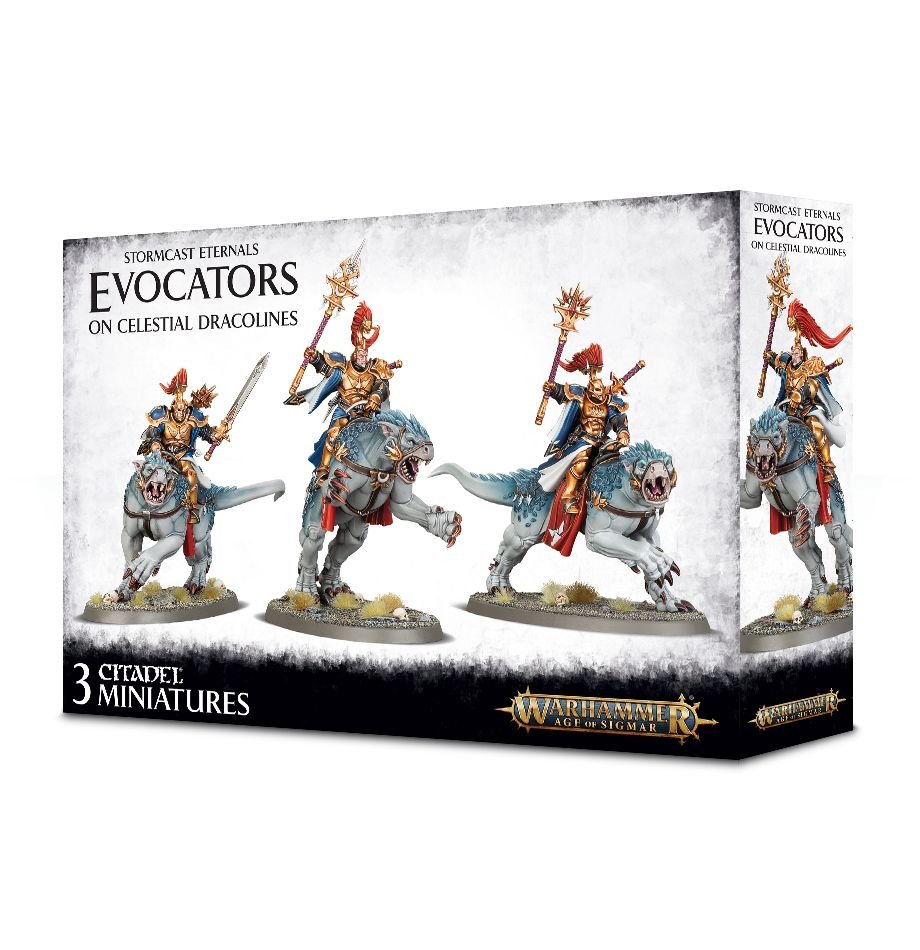 Warhammer: Stormcast Eternals - Evocators on Celestial Dracolines