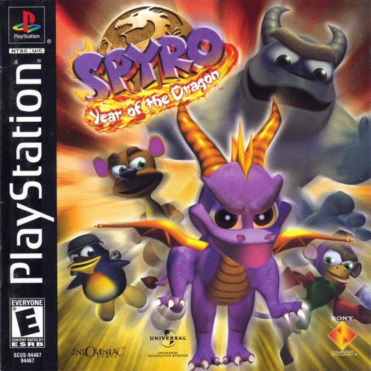 Spyro: Year of the Dragon (Holographic Cover) (Playstation)