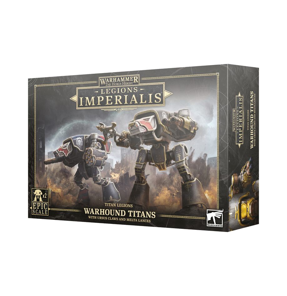 Warhammer Legions Imperialis: Warhound Titans with Ursus Claws - Golden Apple Comics