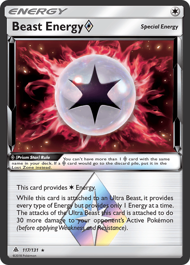 Beast Energy (117/131) (Prism Star) [Sun & Moon: Forbidden Light]