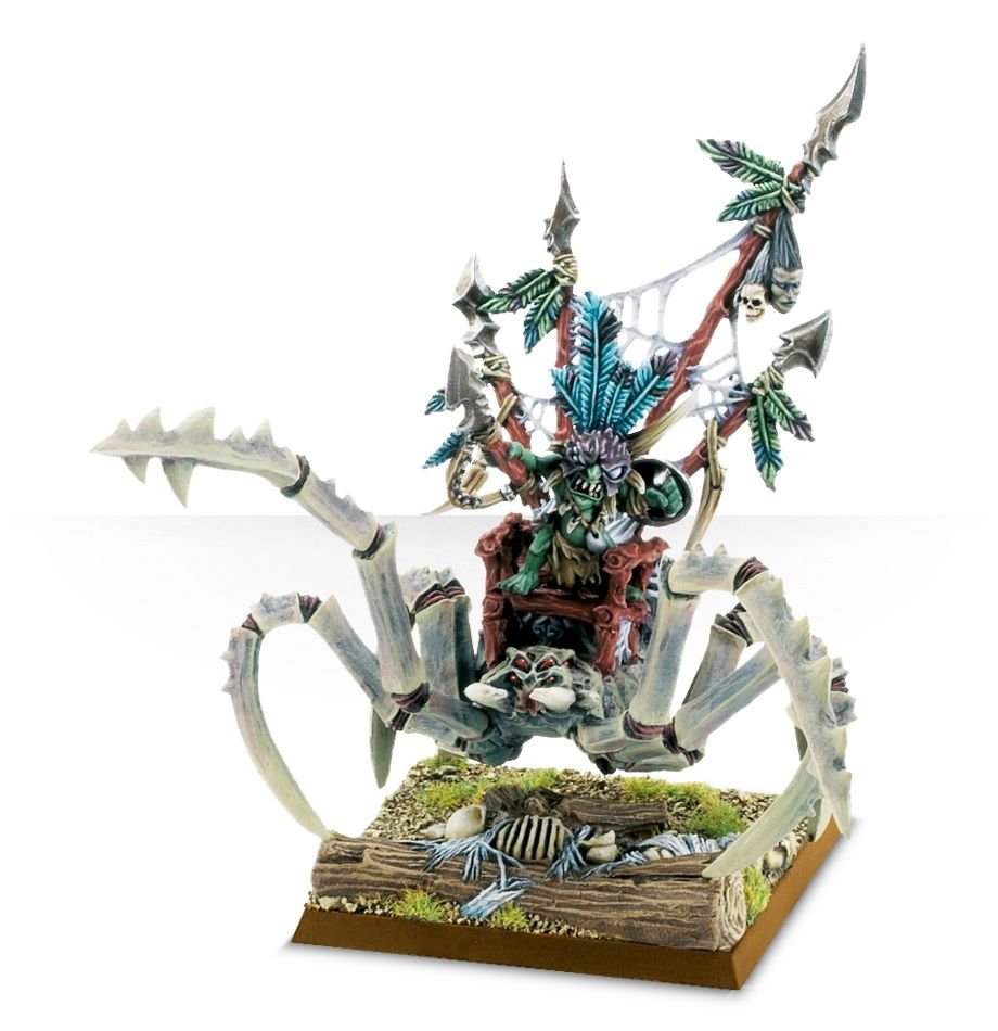 Warhammer: Gloomspite Gitz - Scuttleboss on Gigantic Spider