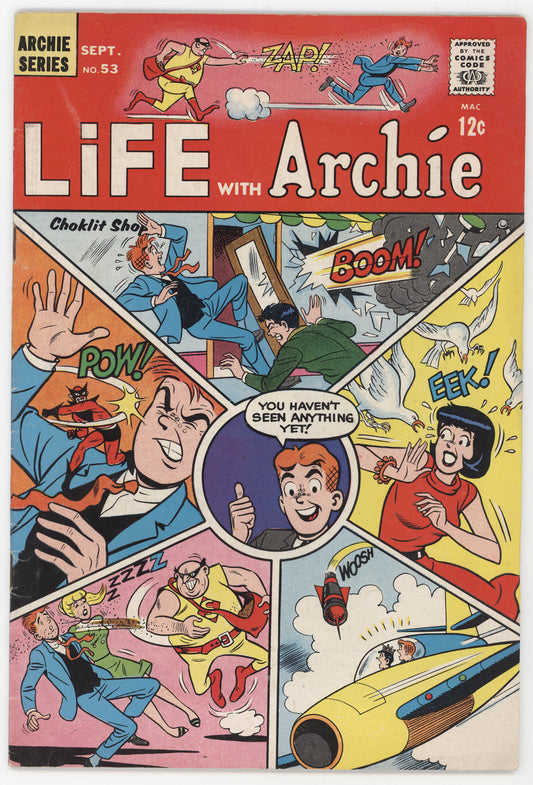 Life With Archie 53 Archie 1966 FN Betty Veronica Jughead Secret Agents Man From Uncle