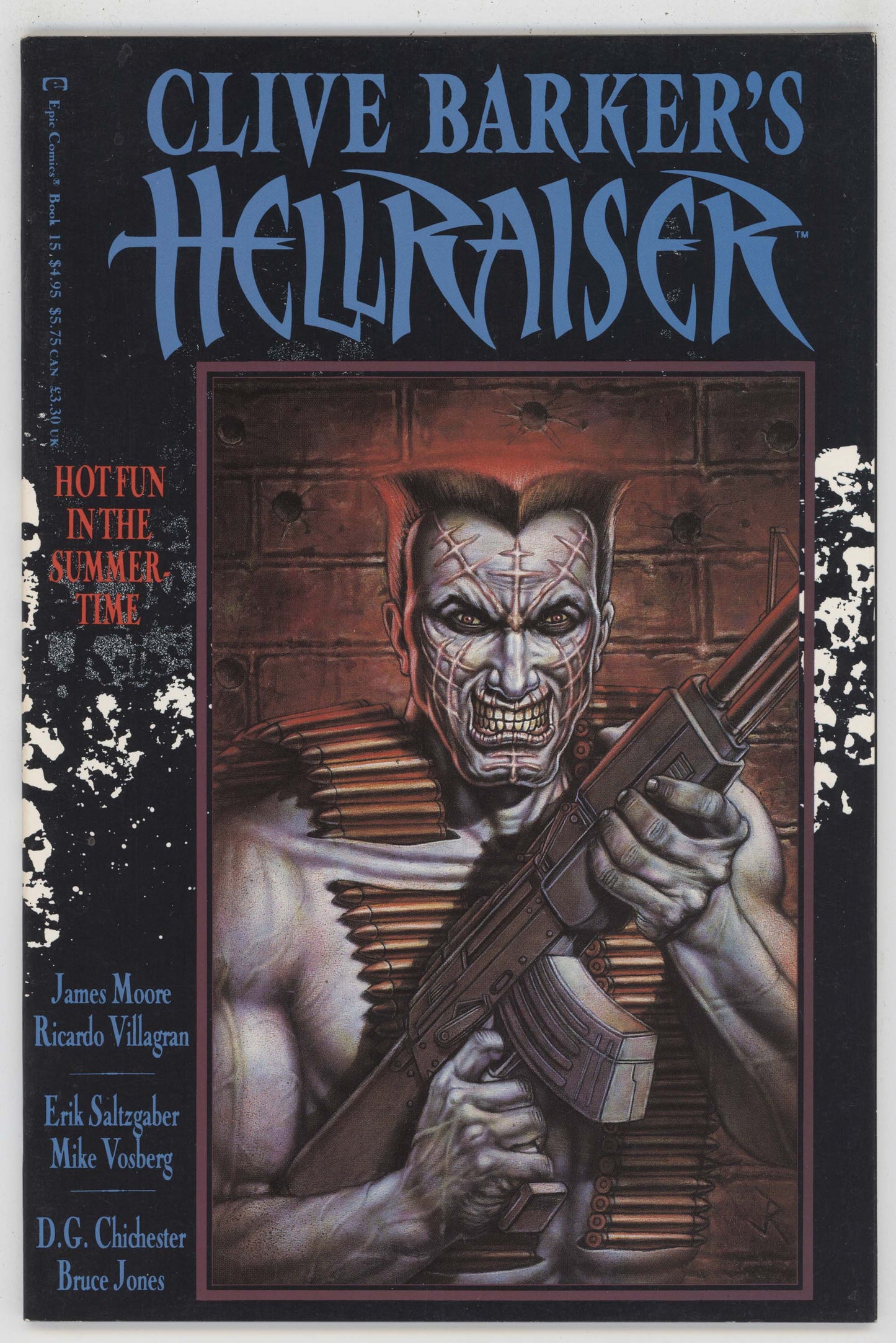 Hellraiser 15 Epic Marvel 1992 NM- 9.2 Clive Barker Pinhead