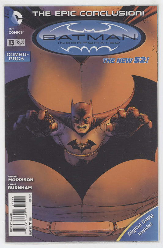 Batman Incorporated 13 DC 2013 VF NM Chris Burnham Combo Pack Variant Grant Morrison