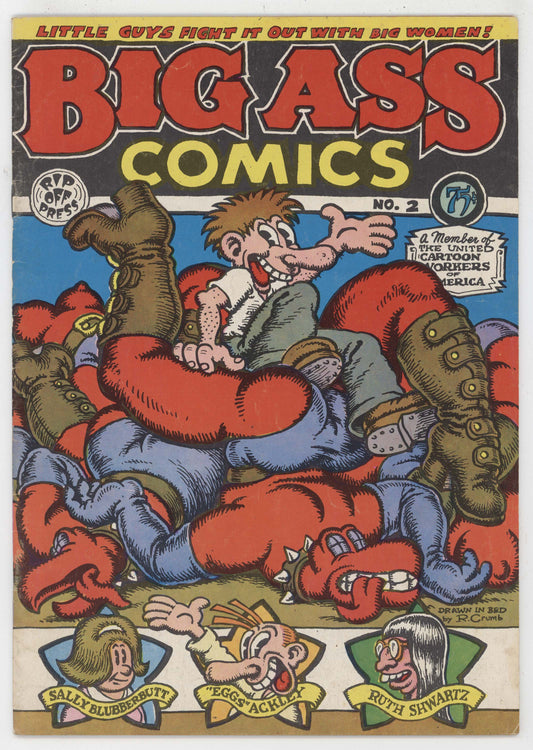 Big Ass Comics 2 Rip Off 1976 FN 5th Print Robert Crumb