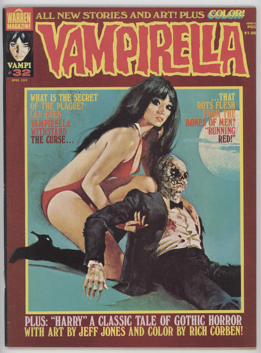 Vampirella 32 Warren 1974 VF Enrich Torres GGA Magazine