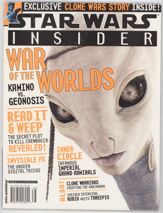 Star Wars Insider Magazine 66 March / April 2003 Taun We Clone Wars