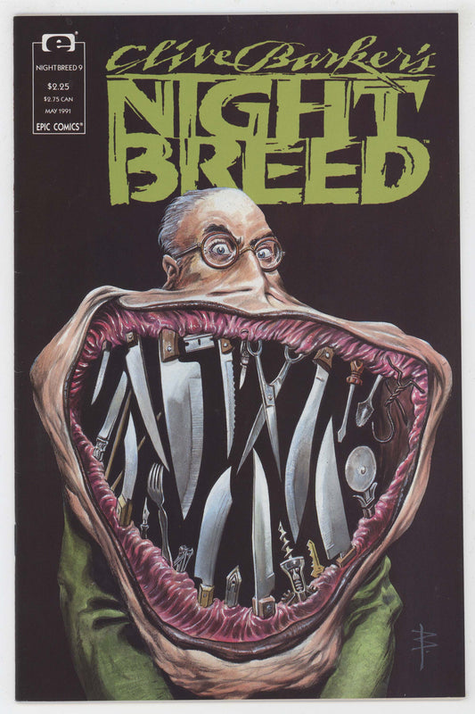 Nightbreed 9 Marvel Epic 1991 NM Clive Barker Horror Movie