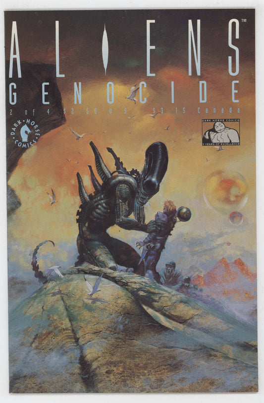 Aliens Genocide 2 Dark Horse 1991 NM+ 9.6 Arthur Suydam John Arcudi