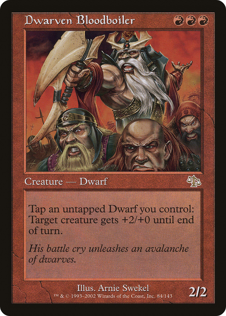 Dwarven Bloodboiler (JUD-084) - Judgment Foil