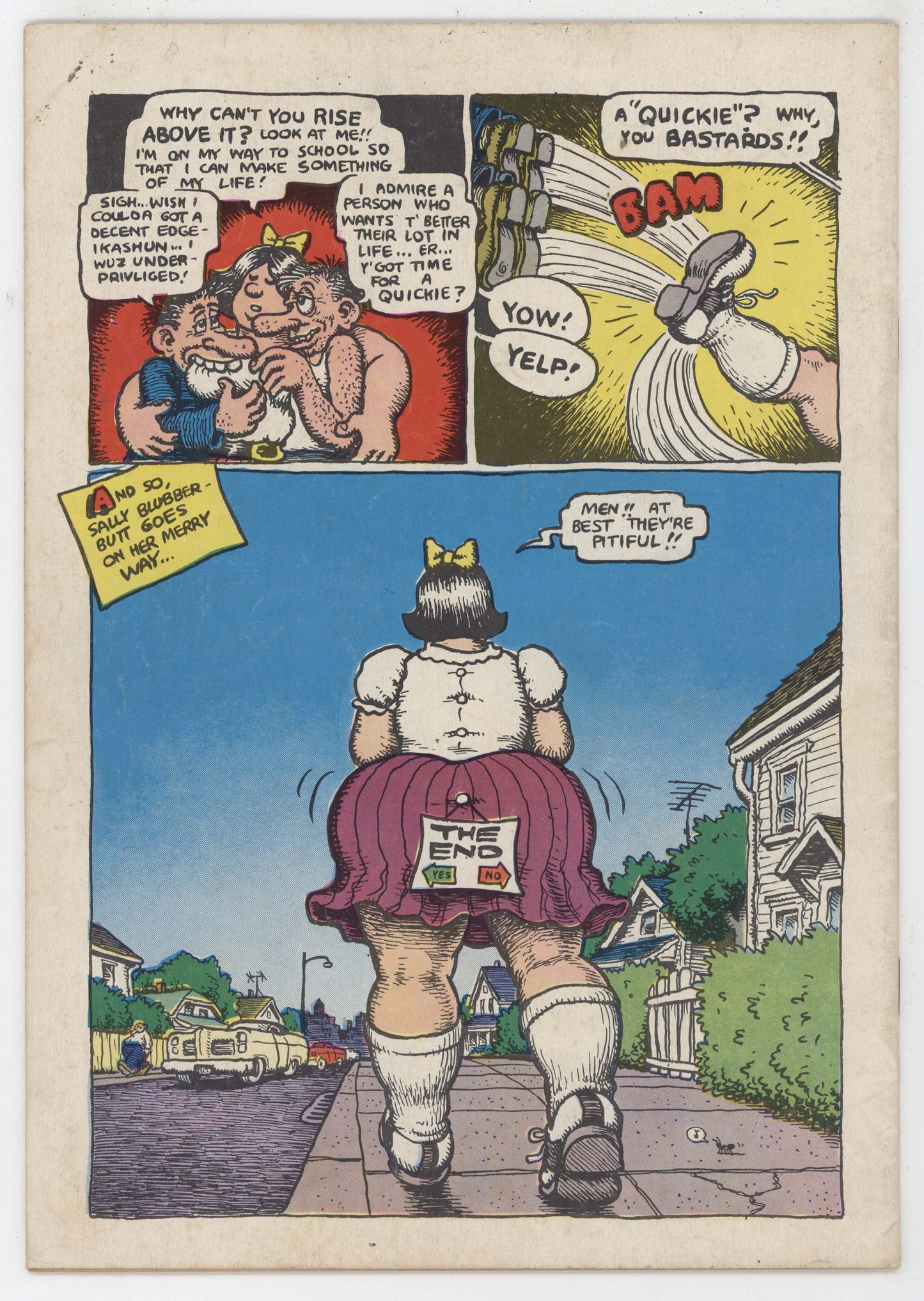 Big Ass Comics 2 Rip Off 1976 FN 5th Print Robert Crumb