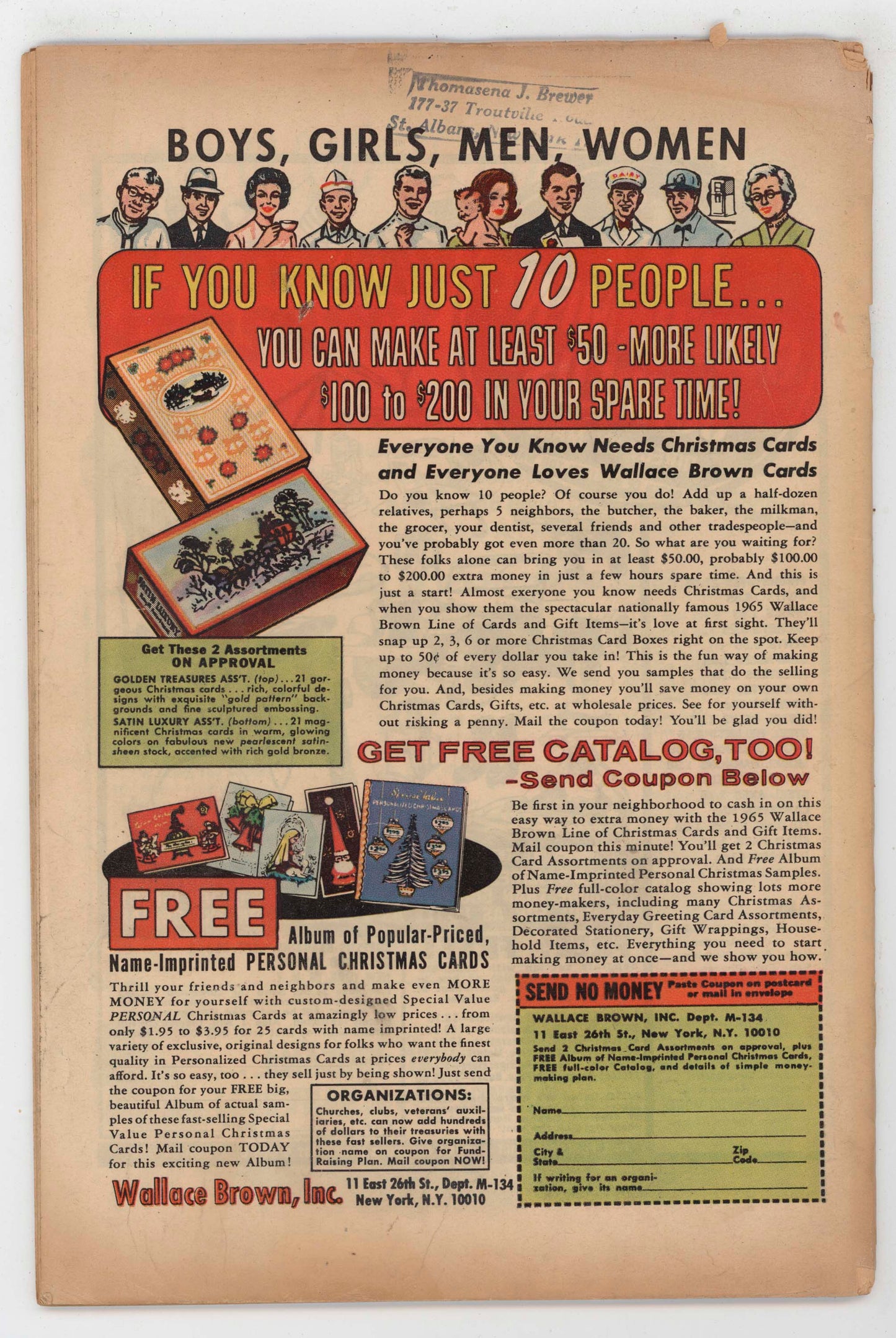 Fantastic Four 42 Marvel 1965 VG Frightful Four Stan Lee Jack Kirby