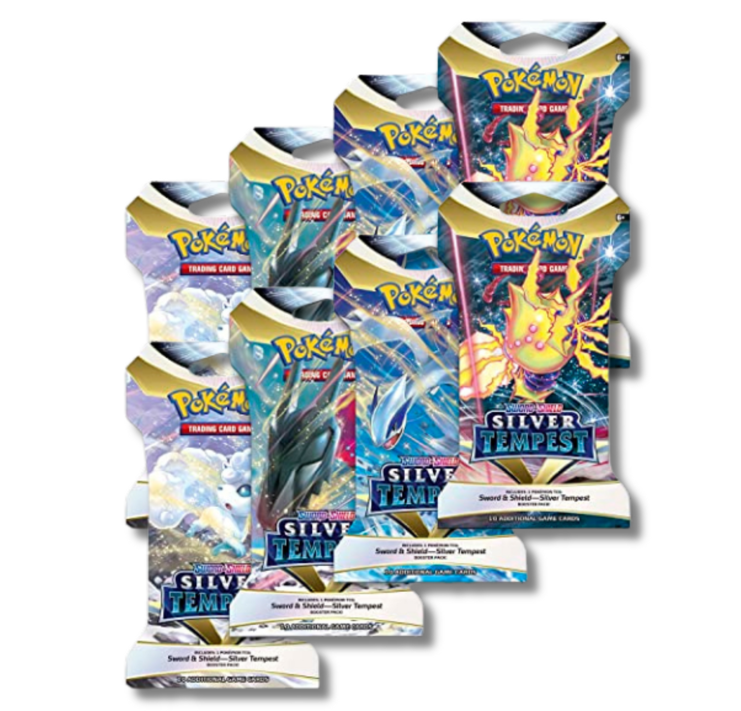 Pokemon Sword & Shield Silver Tempest | 8 Sleeved Boosters Packs